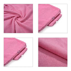 Soft - Comfortable Microfiber Bath and Hair Wrap Cap Set - Light Pink