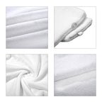 Soft - Comfortable Microfiber Bath and Hair Wrap Cap Set - White
