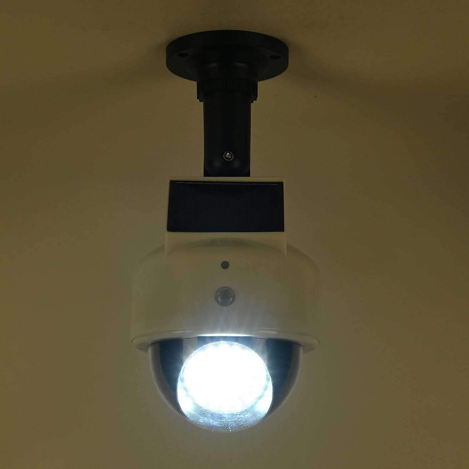 Solar Spot Light with Three Modes - White - Black