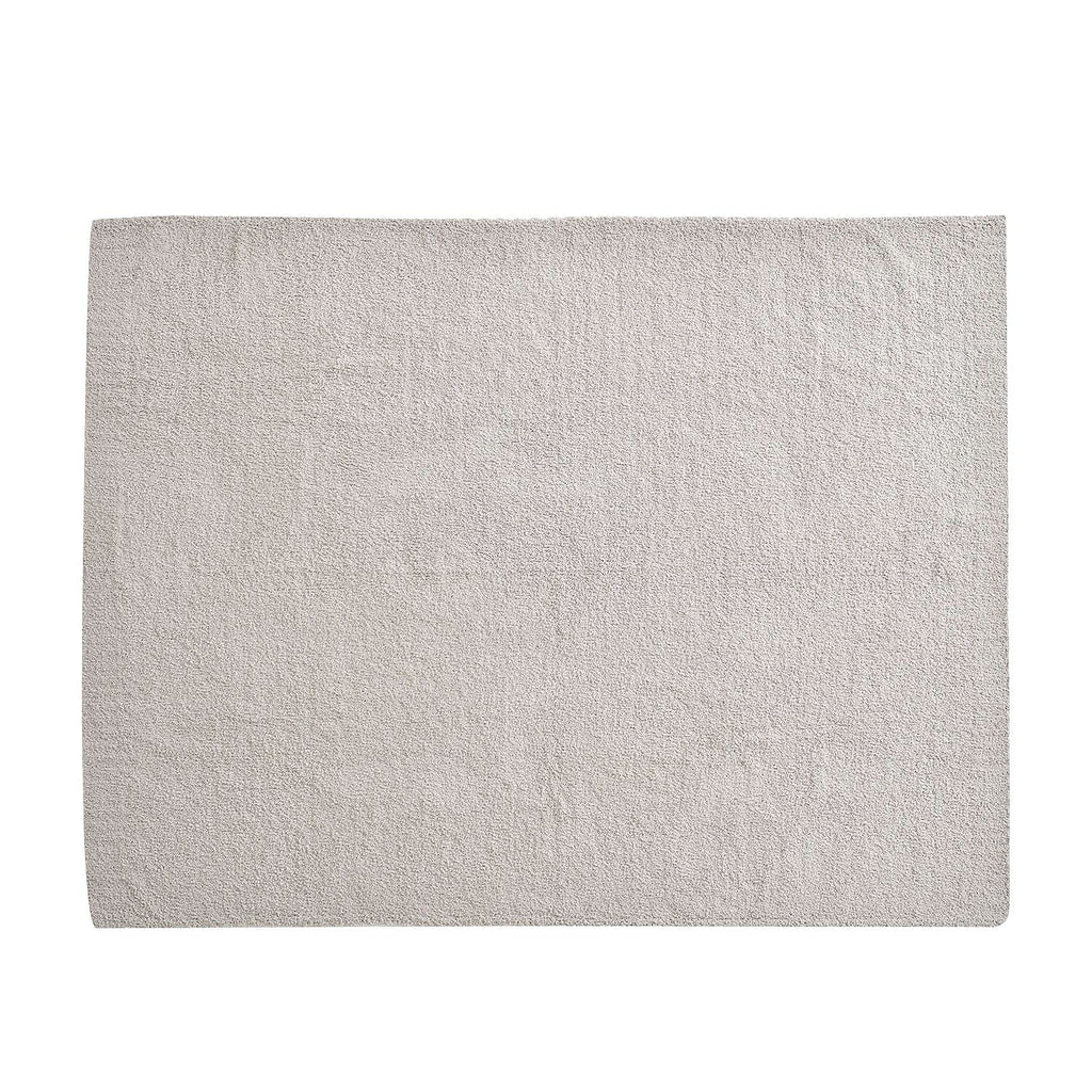 Solid Colour Cozy Microfiber Knitted Blanket (Size 152x127 Cm) - Coffee