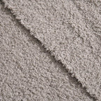 Solid Colour Cozy Microfiber Knitted Blanket (Size 152x127 Cm) - Coffee