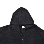 Adults’ Solid Colour Sherpa Blanket Hoodie with Zip Front & Side Pockets