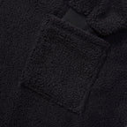 Adults’ Solid Colour Sherpa Blanket Hoodie with Zip Front & Side Pockets