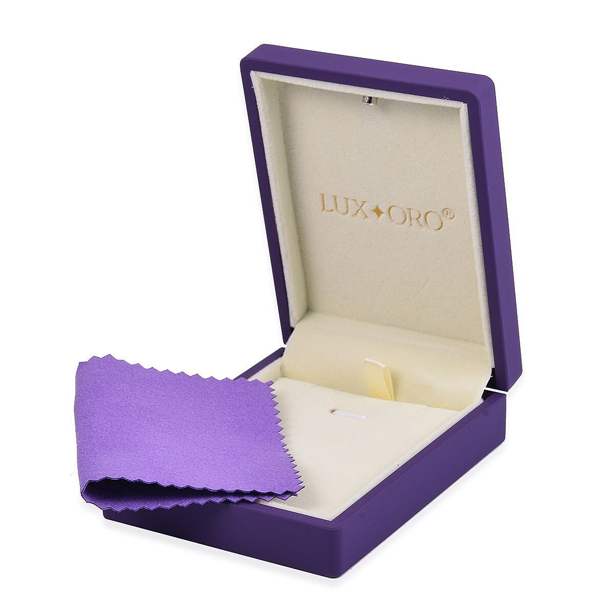 LUXORO LED Spray Painted Earrings Box (Size 9x7x3 CM) - Purple