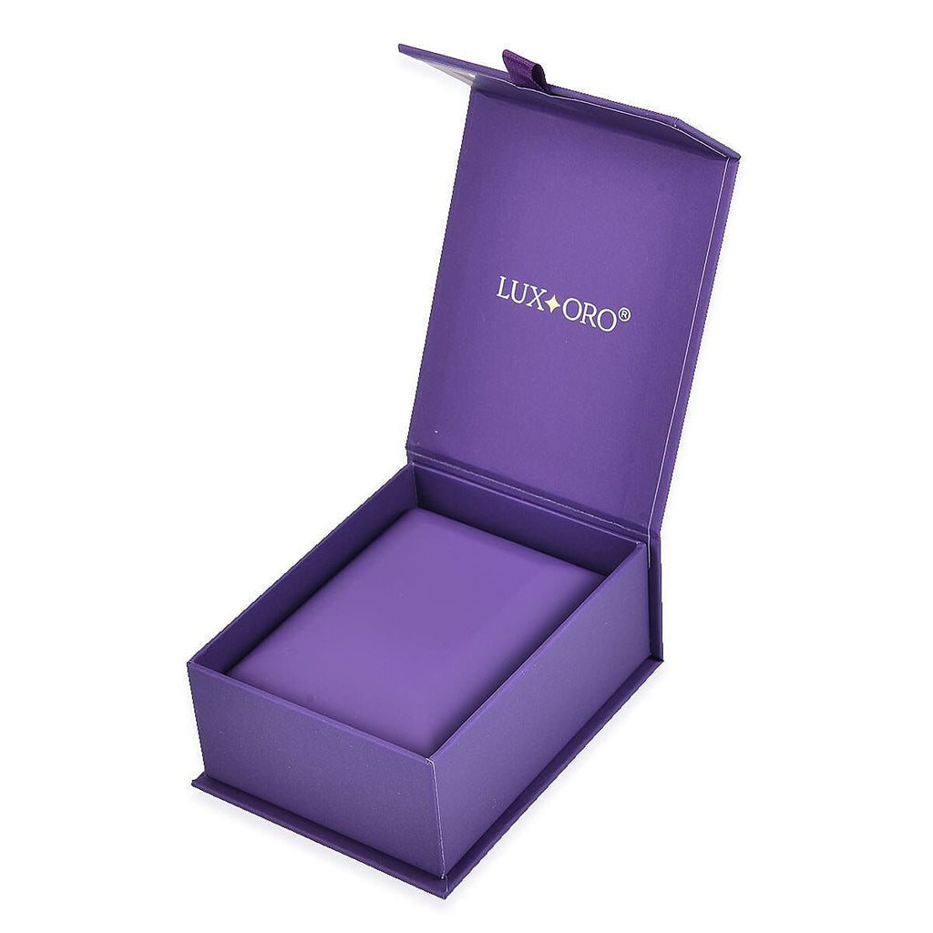 LUXORO LED Spray Painted Earrings Box (Size 9x7x3 CM) - Purple