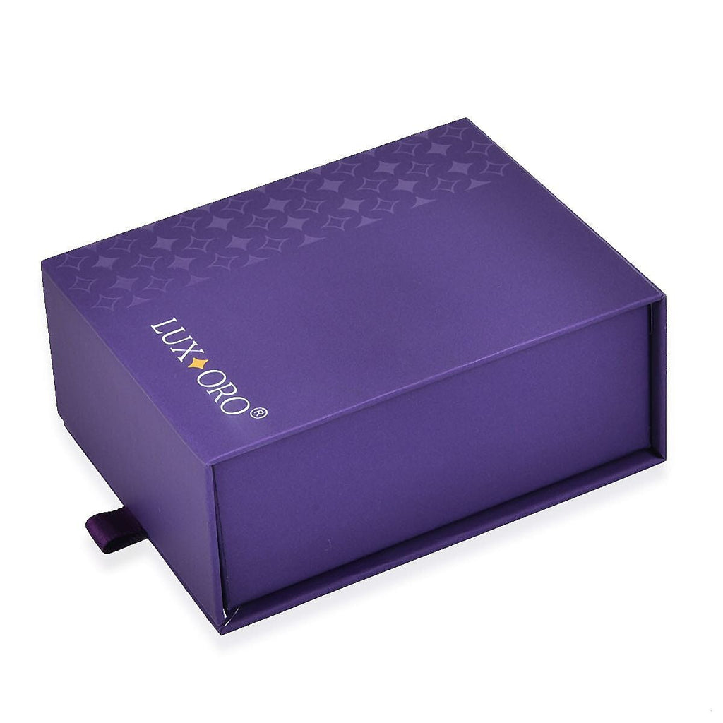 LUXORO LED Spray Painted Earrings Box (Size 9x7x3 CM) - Purple