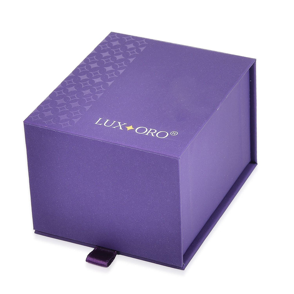 LUXORO LED Spray Painted Jewelry Ring Box (Size 6x6x5 CM) - Purple
