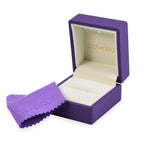 LUXORO LED Spray Painted Jewelry Ring Box (Size 6x6x5 CM) - Purple