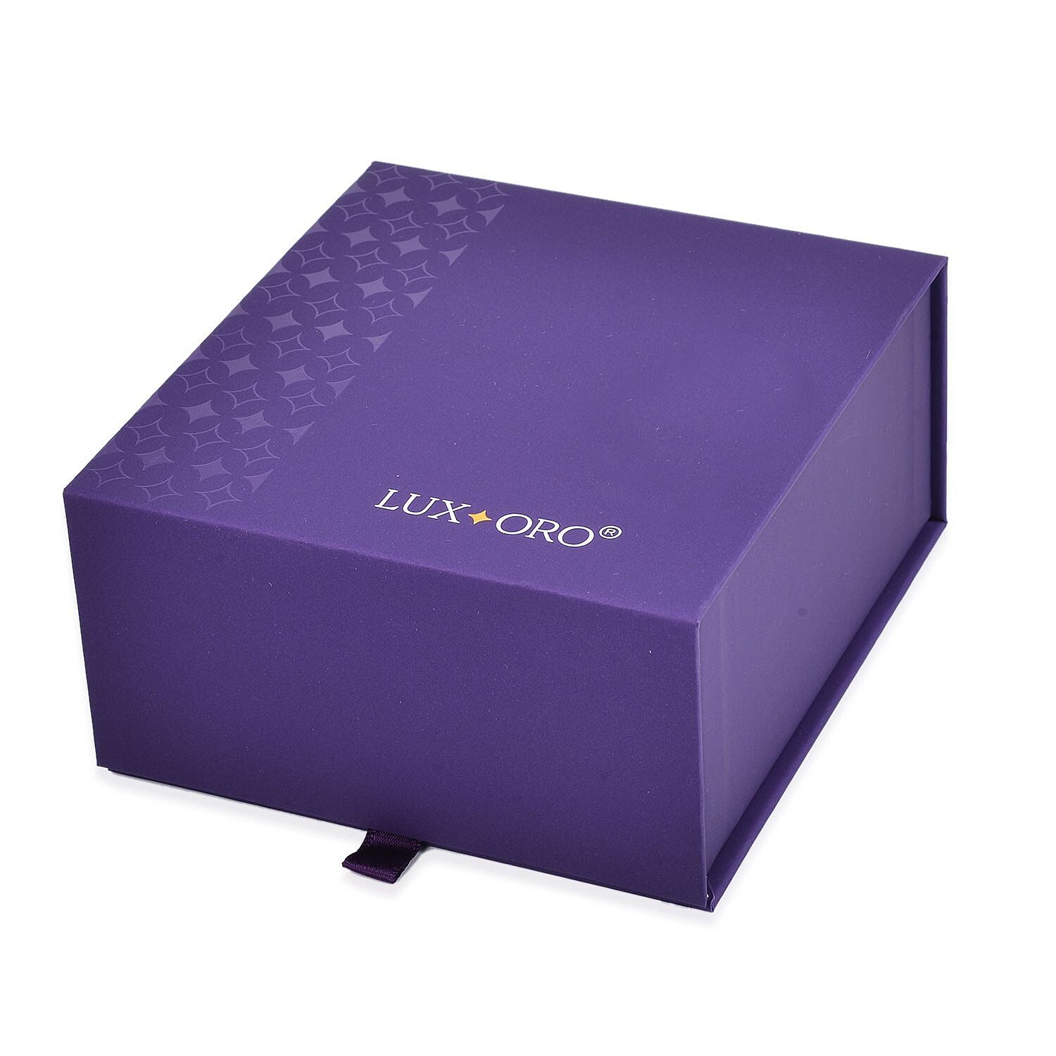 LUXORO LED Spray Painted Jewelry Bangle Box (Size 10x10x5 CM) - Purple