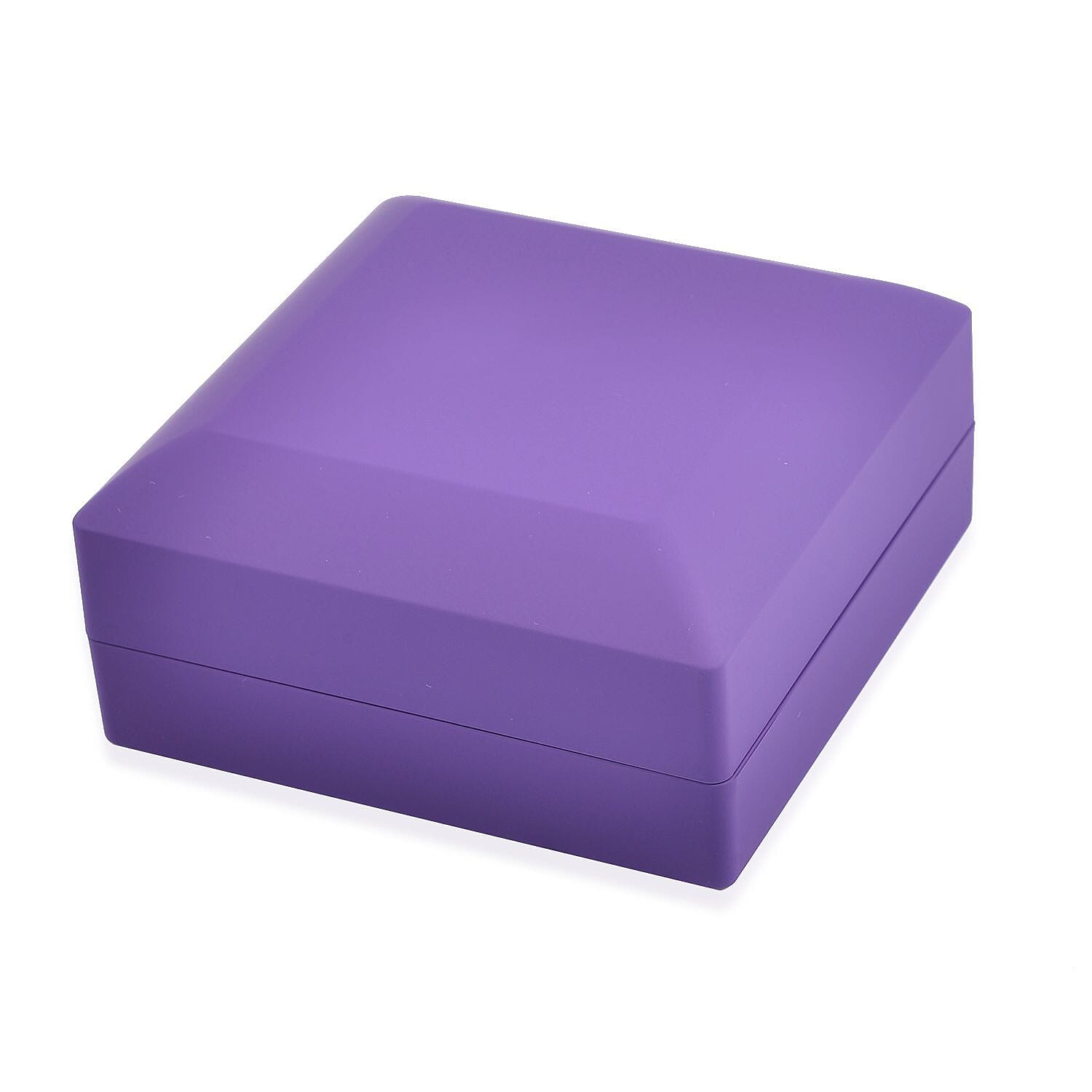 LUXORO LED Spray Painted Jewelry Bangle Box (Size 10x10x5 CM) - Purple