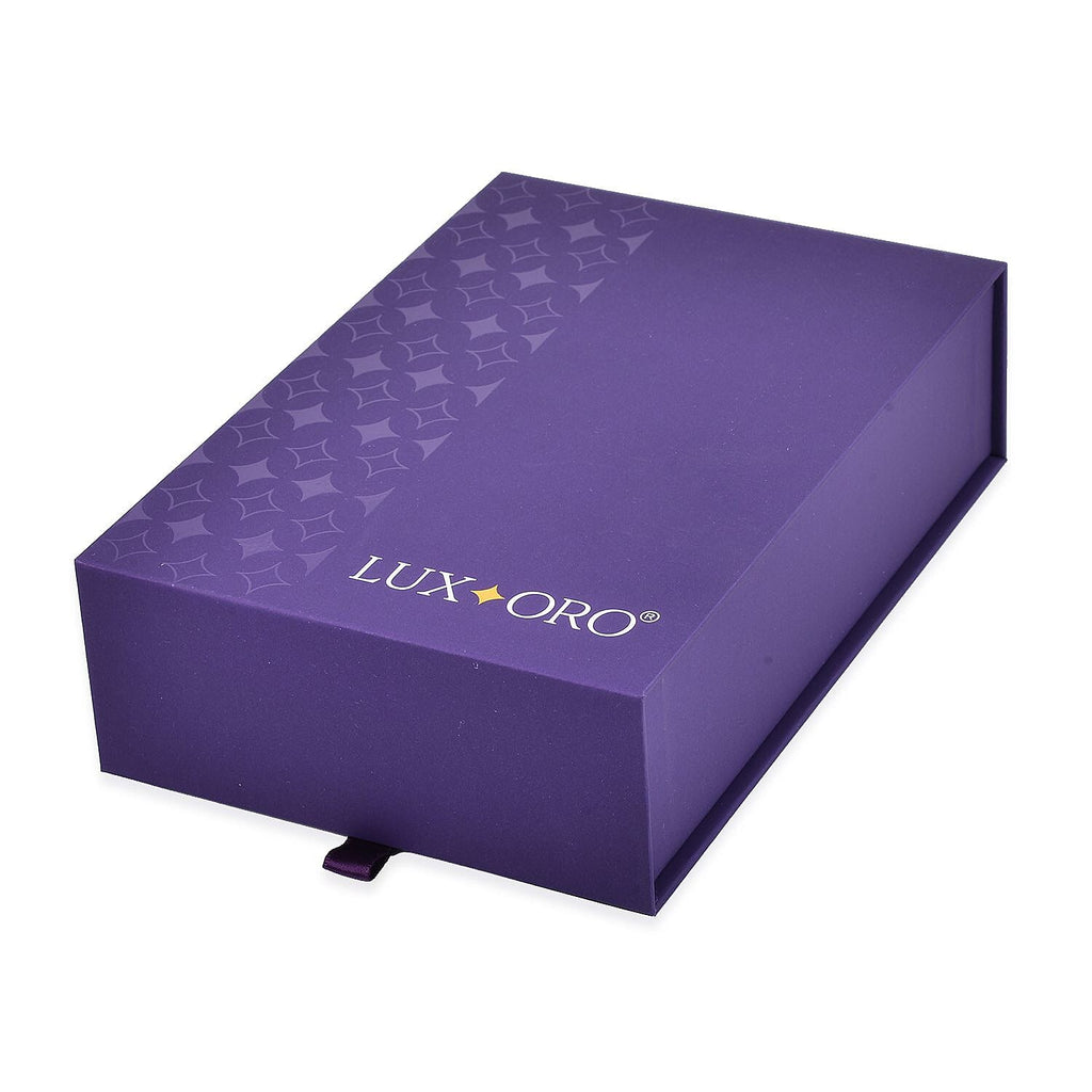 LUXORO LED Spray Painted Jewelry Set  Box (Size 16x11x3 CM) - Purple