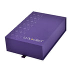 LUXORO LED Spray Painted Jewelry Set  Box (Size 16x11x3 CM) - Purple