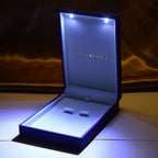 LUXORO LED Spray Painted Jewelry Set  Box (Size 16x11x3 CM) - Purple