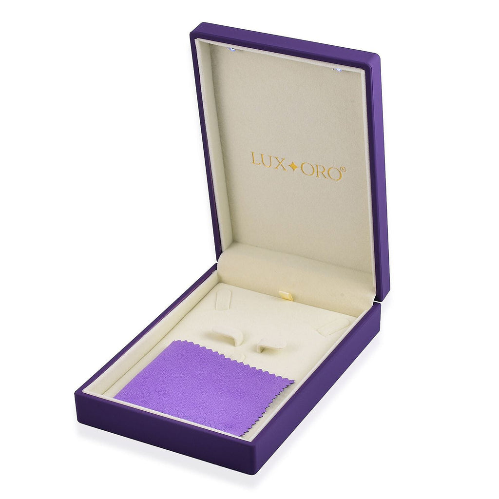LUXORO LED Spray Painted Jewelry Set  Box (Size 16x11x3 CM) - Purple