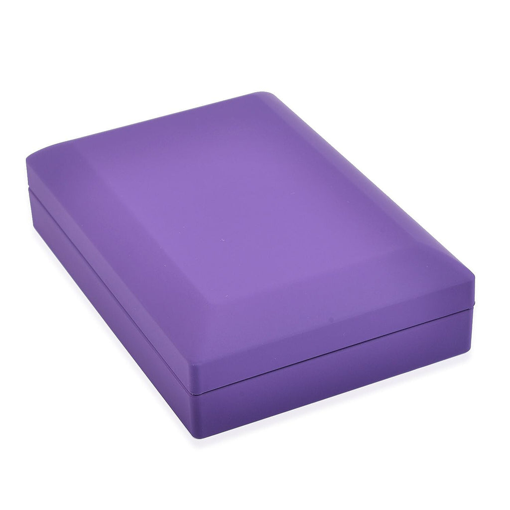 LUXORO LED Spray Painted Jewelry Set  Box (Size 16x11x3 CM) - Purple