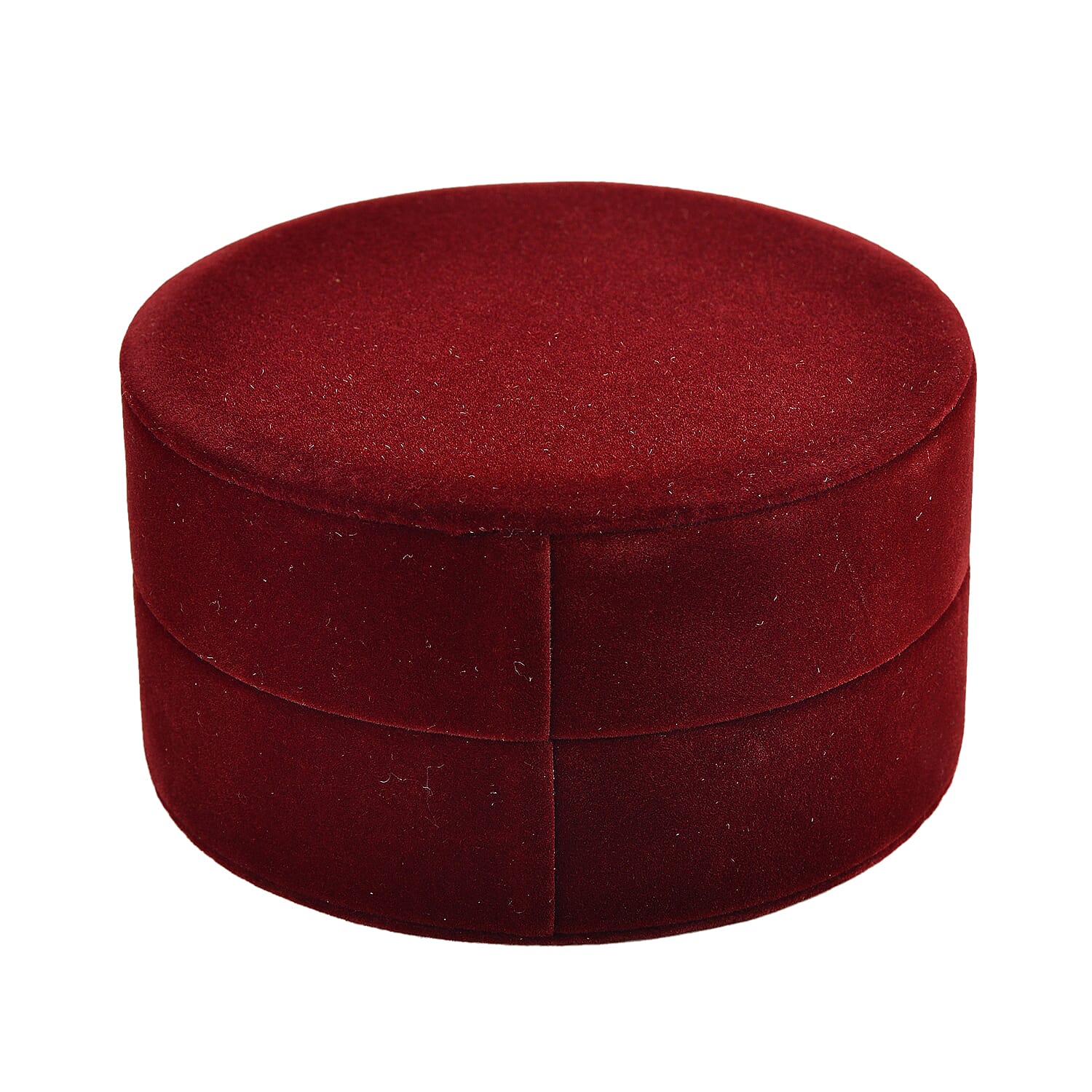 Christmas Dark Red Velvet Solid Bracelet Box