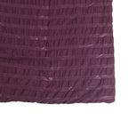 Luxurious Seersucker Quilted Comforter (Size 228X240 Cm) - Red Wine