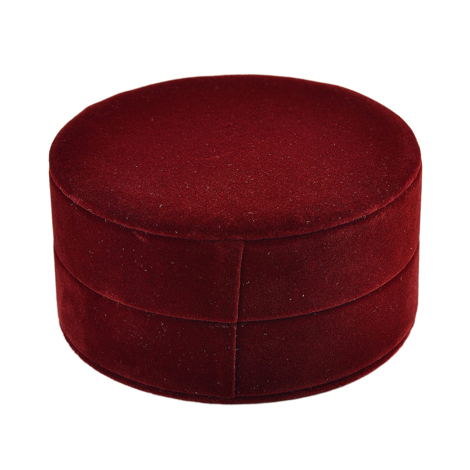 Christmas Dark Red Velvet Solid Pendant Box