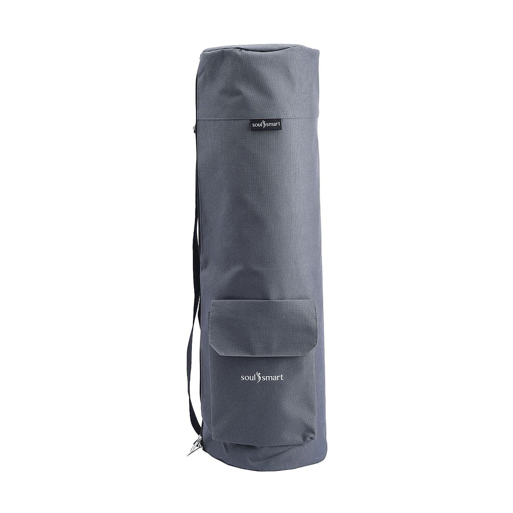 Soul Smart Solid Yoga Bag With Shoulder Strap (Size70x20) - Grey