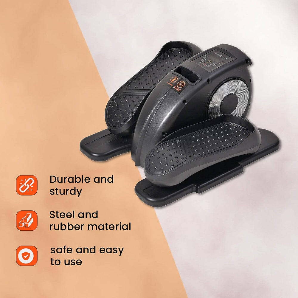 SoulSmart Electric Stepper With Elliptical Pair Belt - LCD Display - Black
