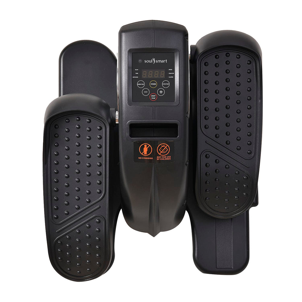 SoulSmart Electric Stepper With Elliptical Pair Belt - LCD Display - Black