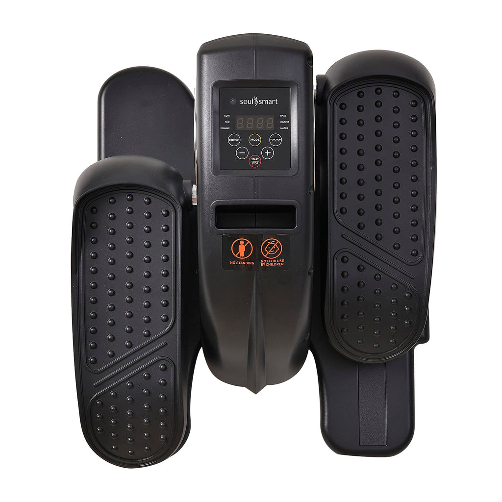 SoulSmart Electric Stepper With Elliptical Pair Belt - LCD Display - Black