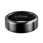 SoulSmart Unisex Smart Ring with Multifunctional (Heart Rate Body Temperature Sleep Monitoring Step Recording Sport) Features - Black