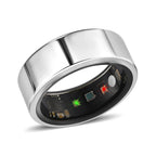 SoulSmart Unisex Smart Ring with Multifunctional (Heart Rate Body Temperature Sleep Monitoring Step Recording Sport) Features - Silver