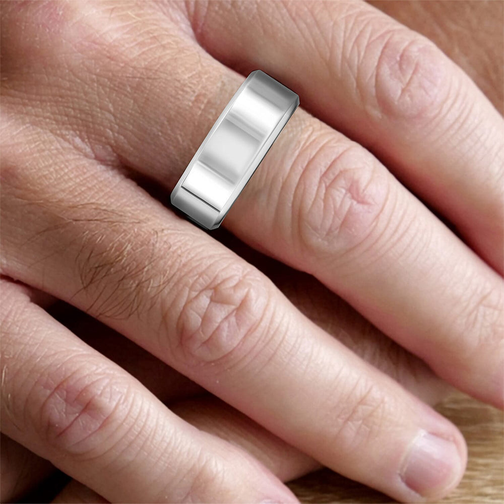 SoulSmart Unisex Smart Ring with Multifunctional (Heart Rate Body Temperature Sleep Monitoring Step Recording Sport) Features - Silver