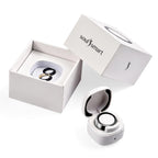 SoulSmart Unisex Smart Ring with Multifunctional (Heart Rate Body Temperature Sleep Monitoring Step Recording Sport) Features - Silver