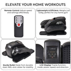 SoulSmart Electric Stepper With Elliptical Pair Belt - LCD Display - Black