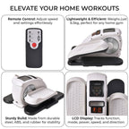 SoulSmart Electric Stepper With Elliptical Pair Belt - LCD Display - White - Black