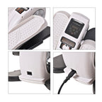 SoulSmart Electric Stepper With Elliptical Pair Belt - LCD Display - White - Black