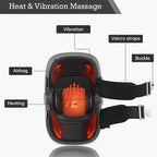 Soulsmart Rechargeable Cordless Knee Joint Massager with Heating, Air Pressure, Vibration & Electrotherapy Function