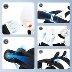 Soulsmart Rechargeable Cordless Knee Joint Massager with Heating, Air Pressure, Vibration & Electrotherapy Function