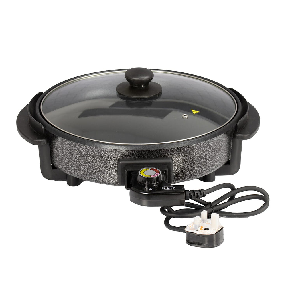 Multi-Function Electric Cooker (Size 30x30x9 cm) - Black