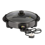 Multi-Function Electric Cooker (Size 30x30x9 cm) - Black