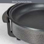 Multi-Function Electric Cooker (Size 30x30x9 cm) - Black