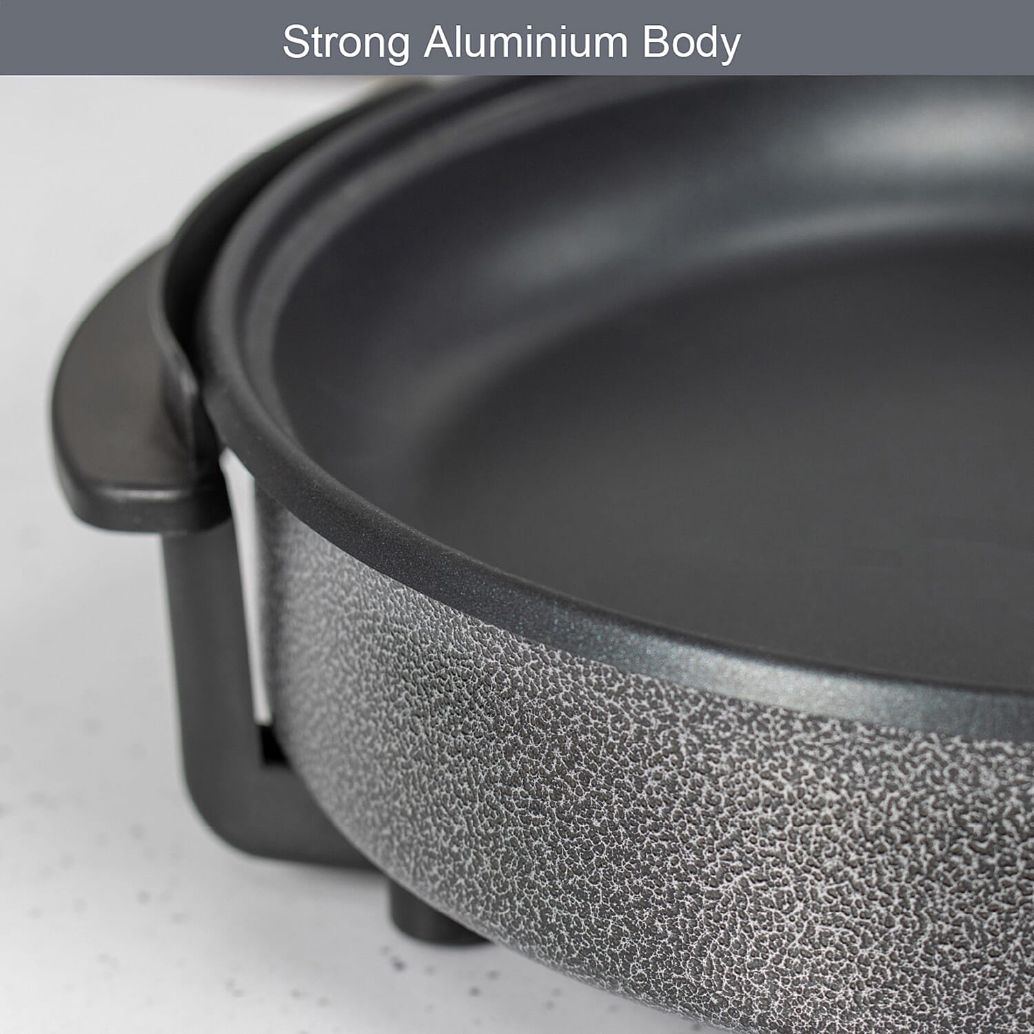 Multi-Function Electric Cooker (Size 30x30x9 cm) - Black