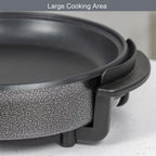 Multi-Function Electric Cooker (Size 30x30x9 cm) - Black