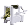 Spiral Fruit and Vegetable Slicer With 3 Blades - White