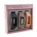 Spirit Activity Tracker Watch with 3 Interchangeable Straps - Black