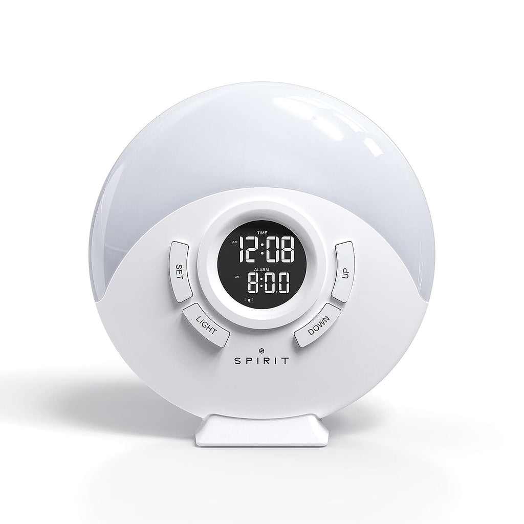 Spirit LED Alarm Clock with 7 Colors Changing & Snooze