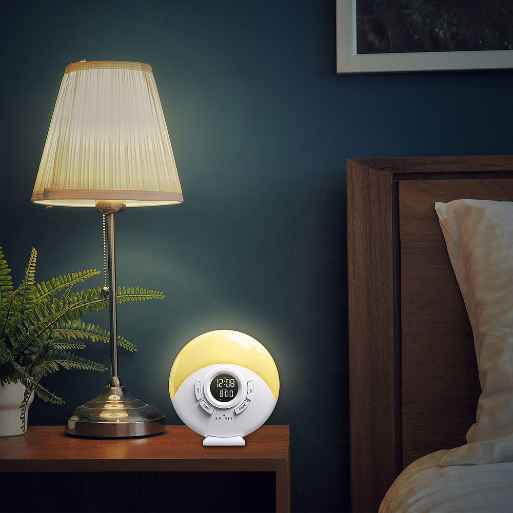 Spirit LED Alarm Clock with 7 Colors Changing & Snooze