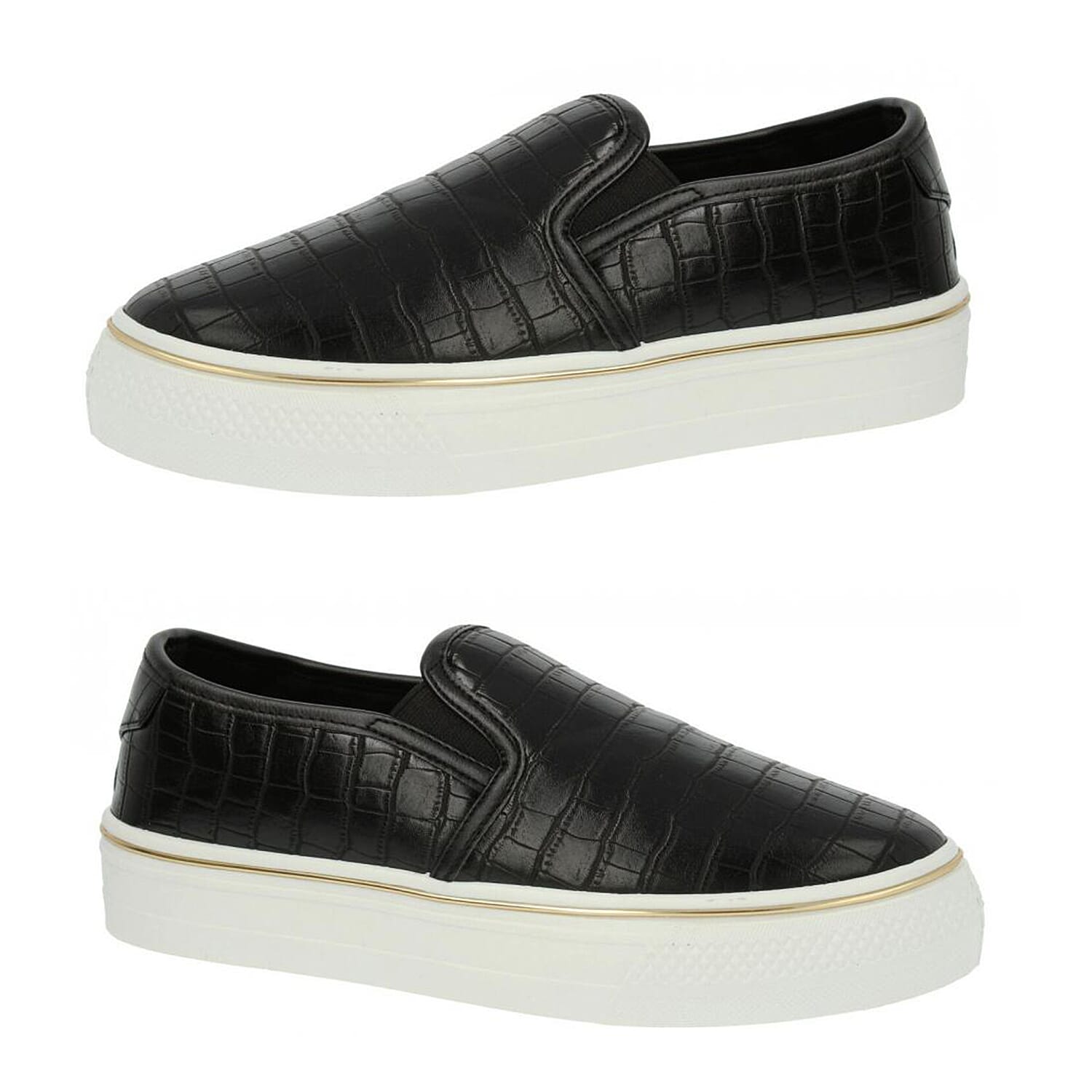 Spot On Ladies Shoe (Size 3) - Black