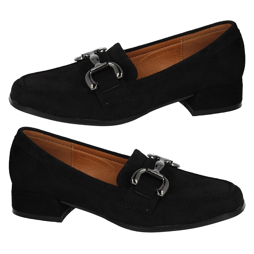 Spot On Ladies Shoe (Size - 3) - Black Mf