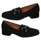 Spot On Ladies Shoe (Size - 3) - Black Mf