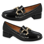 Spot On Ladies Shoe (Size - 5) - Black Pu