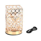 Crystal Table Lamp - Rechargable - 3 Light Modes -  Touch Control LED Table Lamp