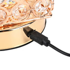 Crystal Table Lamp - Rechargable - 3 Light Modes -  Touch Control LED Table Lamp